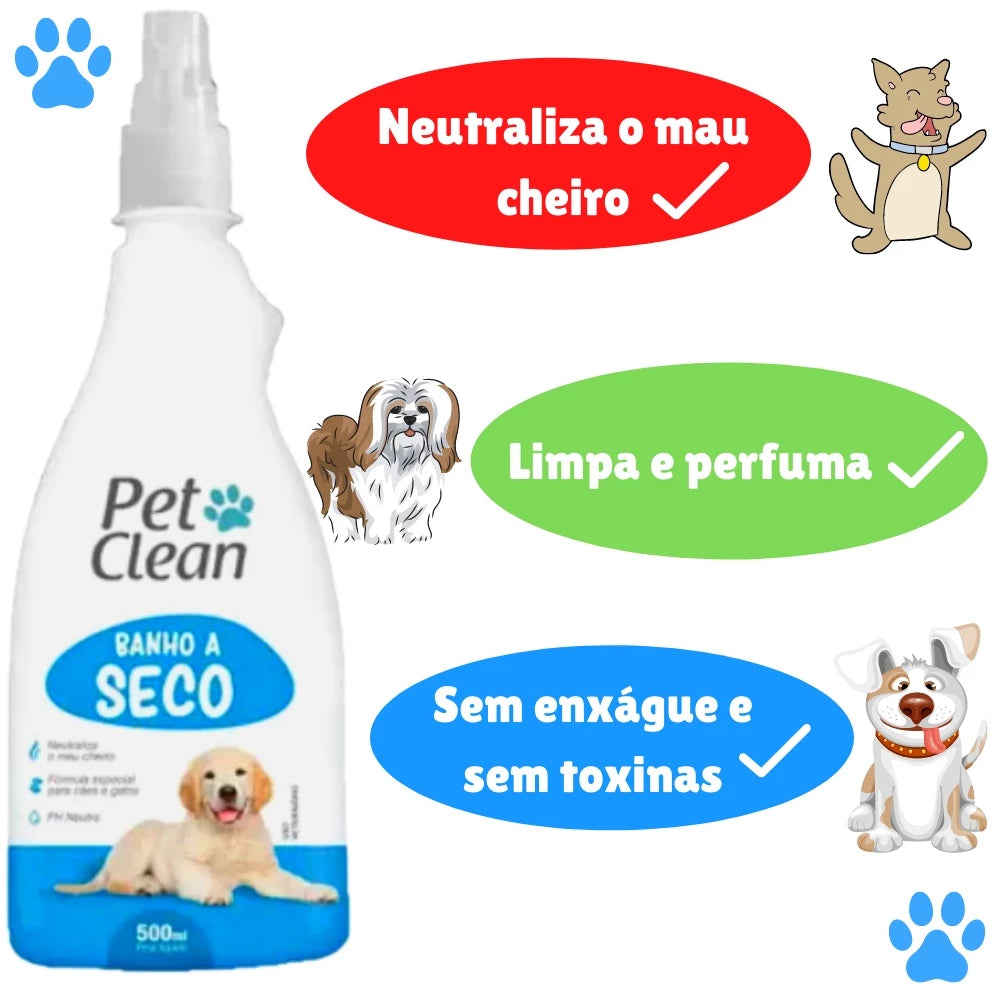 Kit Higiene Pet Clean 4 Em 1
