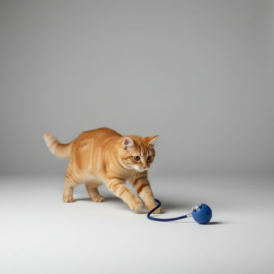 Bola Inteligente Automática para Pets com Movimento Interativo Recarregável