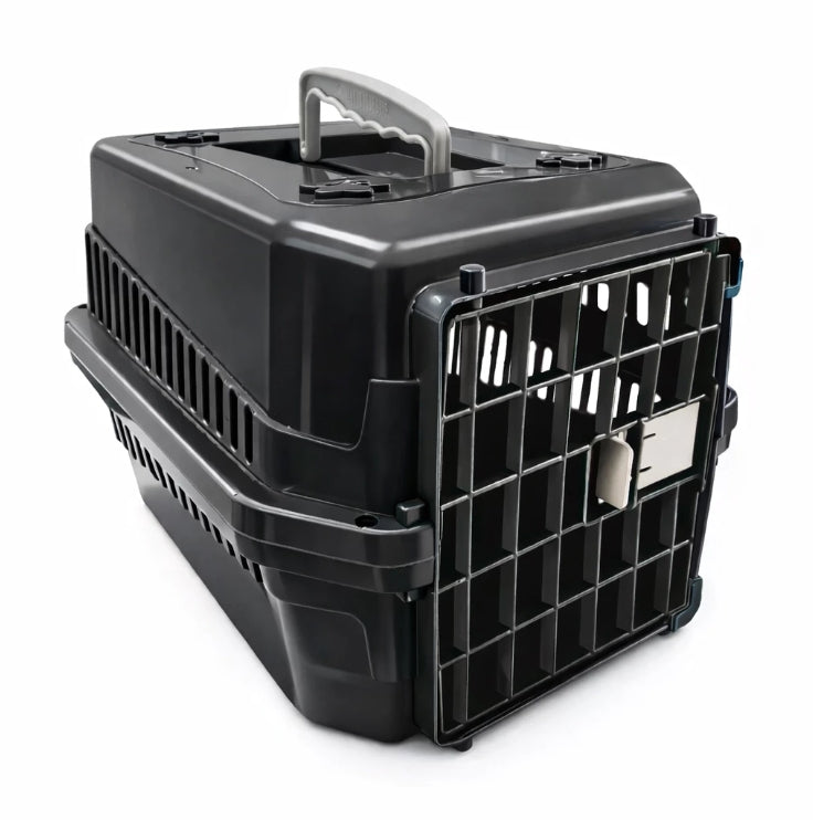 Caixa de Transporte para Pets Pequenos com Trava de Segurança