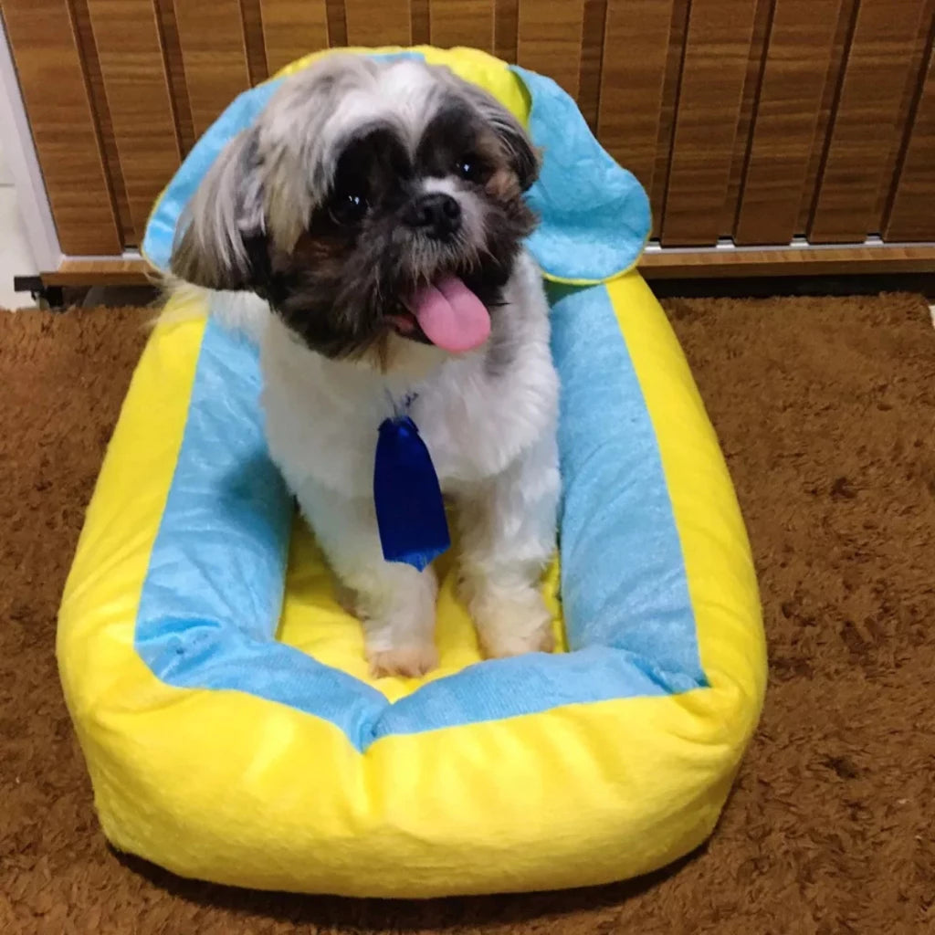 Caminha Pet Luxo Macia E Quentinha Com Cabeceira