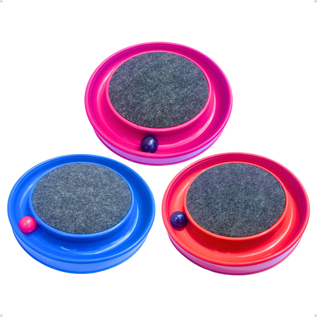 Brinquedo Arranhador Interativo Com Bolinha Para Gatos