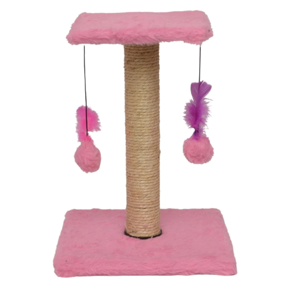 Arranhador Para Gatos Poste Sisal Com Bolinha Interativa