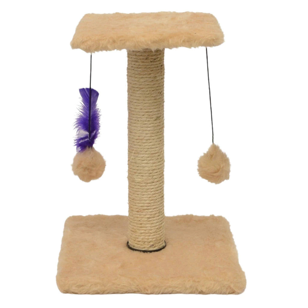 Arranhador Para Gatos Poste Sisal Com Bolinha Interativa