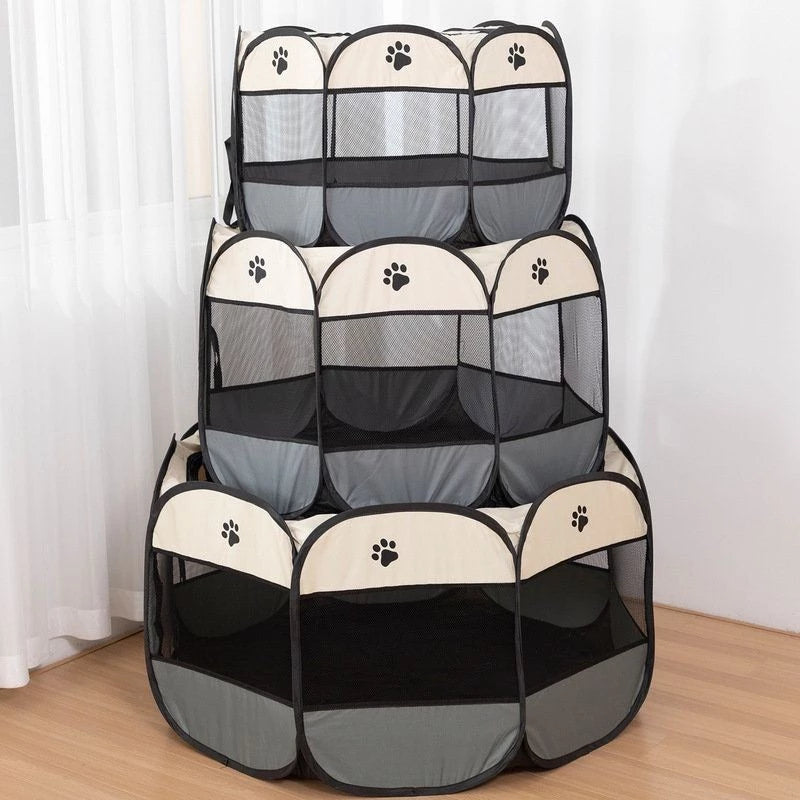 Casinha Pet Dobrável Portátil Para Cães, Gatos e Pequenos Animais