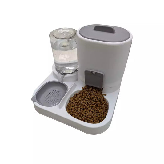 Comedouro e Bebedouro Premium Automático 2 em 1 Para Pets