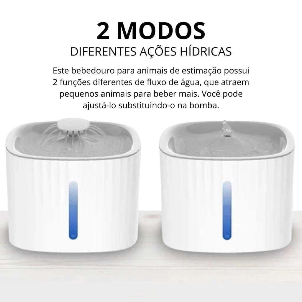 Bebedouro Fonte De Água Para Pets 3 Litros Com Fio